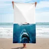 Sublimation Serviette De Plage Vierge Polyster Couverture Souple Séchage Natation Douche DIY Serviettes De Bain pour Adultes