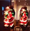 Christmas LED Ornament Wall Showcase LED Sucker Lamp Xmas Suction Cup Ornament Window Merry Christmas Motif Atmosphere Scene Decor LSK1614