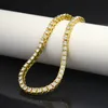 Iced Out 1 rangée 5 mm Bracelet Men Hip Hop Style Clear Simulate Diamond 789inches Bracelets Bling Bling2519081