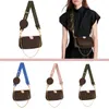 V￤ska delar Tillbeh￶r 6 f￤rger axelremmar f￶r 3 -bitar set v￤skor kvinnor crossbody p￥sar canvas v￤ska delar rem rem svart gr￶n bl249y