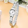 Wristwatches 2022 Qualities Small Fashion Women Watches Rose Gold Luxury Stainless Steel Ladies Diamond Female Bracelet