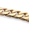 Bracelete de cor de ouro da Trustylan Snap Button Snap Mens Jewellery