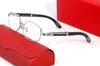 مصمم نظارات شمسية للرجال جولة جولة بيضاوي بوفالو نظارات القرن الكامل أزياء أزياء العلامة التجارية Carti Sunglss