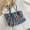 Evening Bags Fashion Faux Fur Shoulder Bag Animal Prints Casual Tote For Women Designer Lady Handbag Underarm