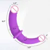 NXY Dildos Main Imported Commodities: Female Thick Double Dildo Long Belt Masturbation Adult Products Headed Penis Homosexual Anal Sex1210