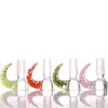 Shisha 14-mm-Schüssel mit Haken Stielglasschalen für Wasserbongs Dab Rig Oilrigs 18-mm-Männchenschalen 4 Farben