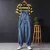 Mode Denim Jumpsuit voor Mannen Vrouwen Koreaanse Overalls Streetwear Jeans Rompertjes Broek Kleding Mannelijke Vrouw Plus Size KG-763