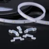 Clip di fissaggio traslucido Fixer flessibile di montaggio flessibile per fissaggio luci a striscia led