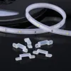 Translucent Fastener Clips Flexible Mounting Fixer for Fixing LED Strip Lights