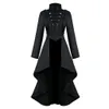 Ceket Kadın 2019 Kadın Düğme Dantel Korse Cadılar Bayramı Kostüm Tailcoat Artı Boyutu S-3XL Ceket Chaqueta Mujer