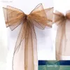 Vente en gros-10pcs / set New Bow Wedding And Events Supplies Décoration de fête 25 couleurs