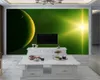 Romantik Manzara Duvar Duvar kağıdı Uzay Fotoğraf Promotio Rüya Planet Salon Yatak odası Wallcovering HD 3d Duvar kağıdı 3d