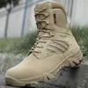 Men Desert Tactical Military Boots Mens Work Safty Shoes Special Force Waterproof Army Boot Lace Up Combat Ankle Boots Big Size 201019