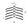 5 in 1 meerlaagse kledinghangers Ruimtebesparende meerdere antisliphanger voor garderobe UD88 201219