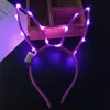 Party Glowing Supplies Bunny Leuke Konijn Oren Haaraccessoires Festival Hoop Mooie LED Effect Dames Gift Band