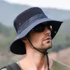 Cappello da pesca all'aperto Mens Estate Estate Cappelli solare Sun Caps Secchio Cappello uomo Benny Cap