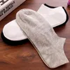 Chaussettes homme coton mocassin bateau coupe basse chaussette courte gris bateau chaussettes homme bas chaussettes courtes (taille unique, ajustement hommes pieds 6-10)