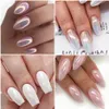 1 scatola di polvere di perle per nail art glitter specchio effetto sirena cromo pigmento gel UV smalto polvere manicure decorazione