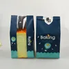 50pcs brinde bolsa de pão bolsa de biscoito de biscoito bolsa de presente tiro de comida para embalagem sacos de papel enviam pasta de vedação 201225