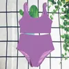 Hot Swim Wear Skims traje de baño de cintura alta Bikini Set mujeres traje de baño de dos piezas con almohadillas trajes de baño letra pequeña Sexy