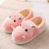 Women039S Slippers Home Cotton Room Shoes لطيف Hippo Animal Slippers Indoor Nonslip Family Shoes Y2010262028484