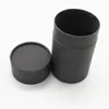 White Black Kraft Round Cylinder Cosmetic Whisky Bottle Packing Cardboard Paper Tube