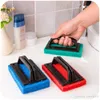 Brosses de nettoyage 3 couleurs Éponge de décontamination forte avec poignée BottomKitchen Sink Magic Wipe Baignoire Brosses Tile Wipe WDH0061