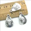 100st / lot cowboy hatt keps tibetansk silver charm hängsmycken för smycken gör DIY armband halsband örhängen 21 * 13mm