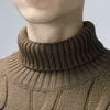 Черная водолазка свитера мужской густой теплый зимний свитер для мужчин повседневная тяга Homme хлопок пуловер мужские геометрические картины шерсть 211221