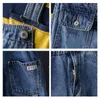 Mode Denim Jumpsuit voor Mannen Vrouwen Koreaanse Overalls Streetwear Jeans Rompertjes Broek Kleding Mannelijke Vrouw Plus Size KG-763