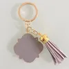 Party Favorit Tassels Keychain Favorit Alloy Key Ringar Bil Cirkel Hängande Spänne DD965