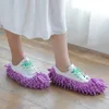 Lazy Clean Mop Slipper Reusable Shoe Cover Candy Color Soft Washable Floor Cleaning Household Cleaning Tools Accessories LJJP630