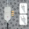 Zwierzęta elektryczne Podkładki grzewcze Cat Dog Koc Dźwiony Wodoodporny Pet Bed Mat Winter Warmer Pads Home Office Chair Ogrzewany Mata 45x45 CM 201223
