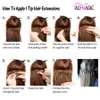 Brasiliansk Kinky Straight I Tip Tip Micro Länkar 100% Remy Human Virgin Hair 4B 4C Jag Tips Mänskliga Hårförlängningar Naturlig Svart 1G S