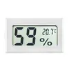 FY-11 Mini Mini Digital Ambiente LCD Termômetro Higrômetro Preto Branco Umidade Medidor de Temperatura no Quarto Geladeira IceBox DBC BH4157