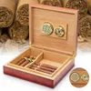 20 Count Cedar Wood Cigar Humidor Humidifier With Hygrometer Case Box with Moisturizing Device Cigarette Accessories C01164296181