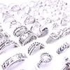 Hele 100 stks Womens Sieraden Ringen Bohemen Stijl Verzilverd Mode Mooie Party Gift Gemengde Styles245W