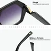 New Rombus Fashion Ladies Sunglasses Personality V Письмовые бокалы PC Lens Ensiglare Eyeglass 1669 Big Frame Outdoor14629845