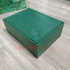 HJD GREEN CASES Quality Man Watch Wood Box Paper Bags Certificate Original Boxes For Tood Woman Watches Present Box Accessories Rol318W