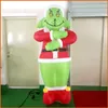 Chipping Grinch Mascot Uppblåsbar i din Gardon Christmas Yard Decoration 24m High Q6465167