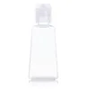 30ml Tom Hand Sanitizer Pet Plastflaska med Flip Cap Trapezoid Formflaska för sminkborttagare Desinfektionsmedel Flytande provflaskor