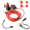 Cuffie da gioco con microfono G6 In Ear Cuffie con cancellazione del rumore Auricolari stereo cablati Auricolari per telefono PC PS4 Controllo del volume con cavo del computer