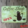 Cafe Restaurant Decorative Metal Plate License Vintage Home Decor Tin Sign Bar Pub Garage Sign Metal Painting Plaque WVT0111