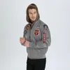 Men's Outerwear & Coats Winter autumn men fashion 6-color short jacket badge pattern letter printing air force bomber jacket zipper coat windbreaker Hardshell jackets