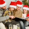 Casquette de noël chapeau de père noël pour adultes et enfants, fournitures de fête de noël et de nouvel an, JK2010PH