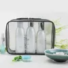 化粧品バッグのケース多機能旅行ストレージメイクアップPVC軽量ポータブル透明ファバラ防水Zipper1