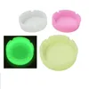 Silicone Noctilucent Cendrier Creative Rond Cendrier Anti-choc Fumée Cendrier Mode Environnemental Hôtel Maison KTV Cendrier LLA181