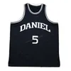 Pete Maravich #5 Daniel High School Basketball Jersey Ed Red Blue Any Size 2xs-3xl 4xl 5xl Retro Vest Jerseys