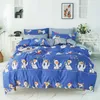 Set di biancheria da letto di lusso Animal Fox 3/4pcs Famiglia Set Include Lenzuolo Copripiumino Federa Boy Room Decoration Copriletto 201021