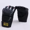 Fitness Wolf Tiger Clip Boxing Перчатки MMA Karate Kick Muay Thai Половина Палец Спортивные Обучение В наличии DHL A59